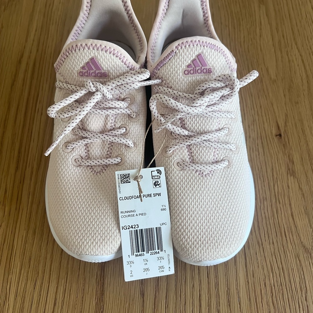 Adidas Kids Pink Running Shoes NWT
